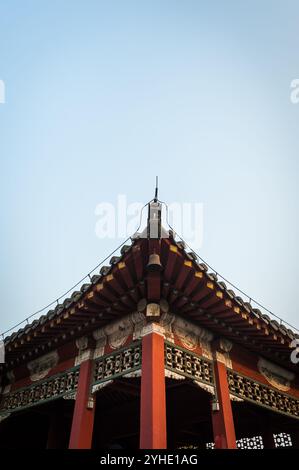 Dai-Tempel, Taian, Shandong Provinz, China, Asien Stockfoto