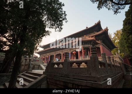 Dai-Tempel, Taian, Shandong Provinz, China, Asien Stockfoto