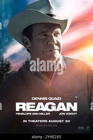 Reagan Dennis Quaid Stockfoto