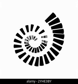 Halloween knarrende Treppe Vektor auf weißem Hintergrund Stock Vektor