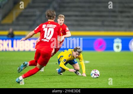 Broendby, Dänemark. November 2024. Mathias Kvistgaarden (36) aus Broendby IF, der während des 3F Superliga-Spiels zwischen Broendby IF und FC Nordsjaelland im Broendby Stadion in Broendby gesehen wurde. Quelle: Gonzales Photo/Alamy Live News Stockfoto