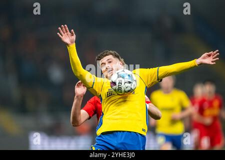 Broendby, Dänemark. November 2024. Marko Divkovic von Broendby IF im 3F Superliga-Spiel zwischen Broendby IF und FC Nordsjaelland im Broendby Stadion in Broendby. Quelle: Gonzales Photo/Alamy Live News Stockfoto