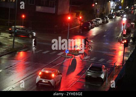 Kopenhagen/Dänemark/12 nOVr 2024/ dänischer Wetterregenabend in Kastrup Hauptstadt.Foto.Francis Joseph Dean/Dean Bilder) (nicht für kommerzielle Zwecke) Stockfoto