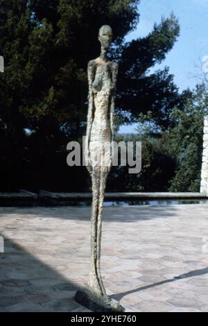 Anni '50 Archivio Storico Olycom/LaPresse Alberto Giacometti (Borgonovo di Stampa, 10 ottobre 1901 - Coira, 11 gennaio 1966) è stato uno scultore, Pittore e incisore svizzero di lingua italiana. Nella Foto: Opere di Alberto Giacometti im Foto: Werke von Alberto Giacometti Credit: LaPresse/Alamy Live News Stockfoto