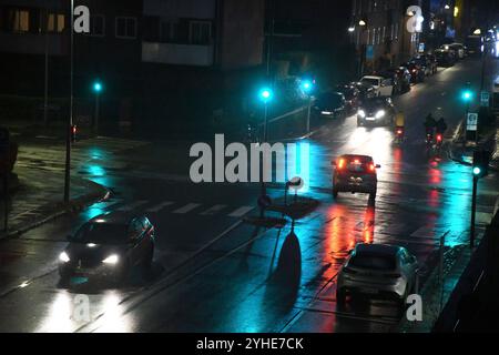 Kopenhagen/Dänemark/12 nOVr 2024/ dänisches Wetter Regenabend in Kastrup Hauptstadt.Foto.Francis Joseph Dean/Dean Bilder nicht für kommerzielle Zwecke Stockfoto