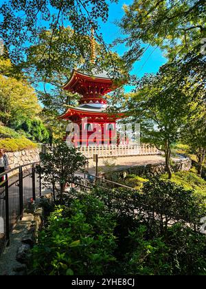 Katsuo-JI-Tempel Kyoto Japan Stockfoto