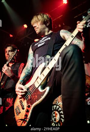 The Black Charade (My Chemical Romance Tribute Band) tritt an der O2 Academy Islington, London auf © Clarissa Debenham (Film Free Photography) / Alamy Stockfoto