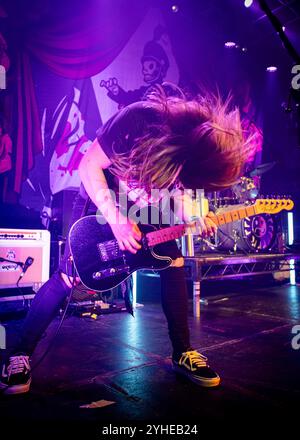 Fell Out Boy (Fall Out Boy Tribute Band) tritt an der O2 Academy Islington, London auf © Clarissa Debenham (Film Free Photography) / Alamy Stockfoto