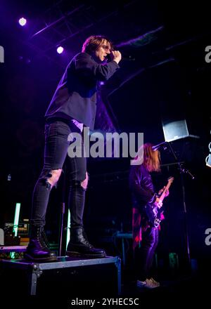 Fell Out Boy (Fall Out Boy Tribute Band) tritt an der O2 Academy Islington, London auf © Clarissa Debenham (Film Free Photography) / Alamy Stockfoto