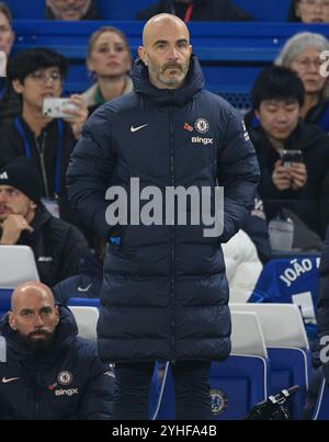 London, Großbritannien. November 2024. Chelsea / Arsenal - Premier League - Stamford Bridge - London. Chelsea Manager Enzo Maresca. Bildnachweis: Mark Pain / Alamy Live News Stockfoto