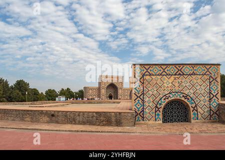 Ulugh Beg osservatorio, Samarcanda, Sito Patrimonio Mondiale dell'UNESCO, Usbekistan Stockfoto