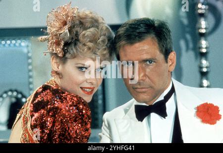 INDIANA JONES AND THE TEMPLE OF DOOM 1984 Paramount Pictures Film mit Harrison Ford und Kate Capshaw als „Willie“ Scott Stockfoto