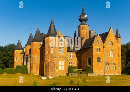 Schloss Rumbeke (Kasteel van Rumbeke), historisches Gebäude in Rumbeke, Belgien Stockfoto