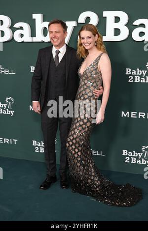 Chris Hardwick und Lydia Hearst nehmen 2024 an der Baby2Baby Gala im Pacific Design Center am 9. November 2024 in West Hollywood, Kalifornien, Teil. Foto: Crash/imageSPACE/MediaPunch Stockfoto