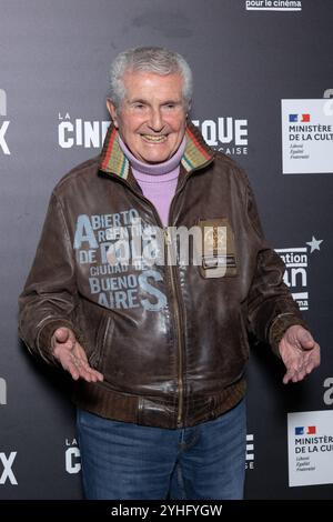 Paris, Frankreich. November 2024. Claude Lelouch nimmt an der Pariser Filmpremiere von Claude Lelouch Teil, um seine Retrospektive am 11. November 2024 in Paris zu eröffnen. Foto: Nasser Berzane/ABACAPRESS. COM Credit: Abaca Press/Alamy Live News Stockfoto