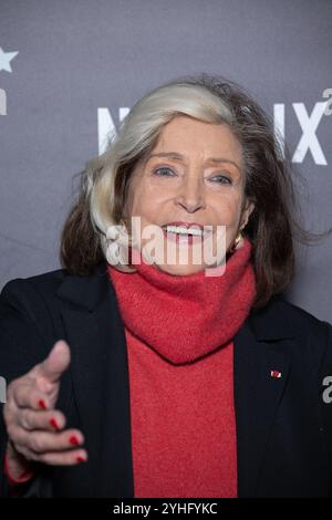 Paris, Frankreich. November 2024. Francoise Fabian nimmt an der Pariser Filmpremiere von Claude Lelouch Teil, um seine Retrospektive am 11. November 2024 in der Cinematheque francaise in Paris zu eröffnen. Foto: Nasser Berzane/ABACAPRESS. COM Credit: Abaca Press/Alamy Live News Stockfoto