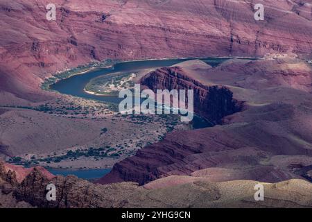 Grand Canyon National Park in Arizona vom Südrand aus gesehen. Stockfoto