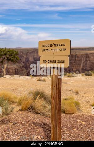 Die Little Colorado River Gorge grenzt an den Grand Canyon National Park in Arizona. Stockfoto