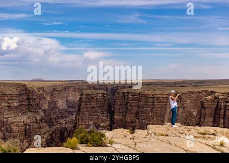 Die Little Colorado River Gorge grenzt an den Grand Canyon National Park in Arizona. Stockfoto