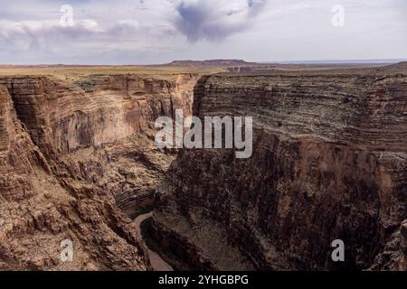 Die Little Colorado River Gorge grenzt an den Grand Canyon National Park in Arizona. Stockfoto