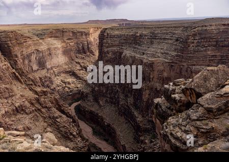 Die Little Colorado River Gorge grenzt an den Grand Canyon National Park in Arizona. Stockfoto