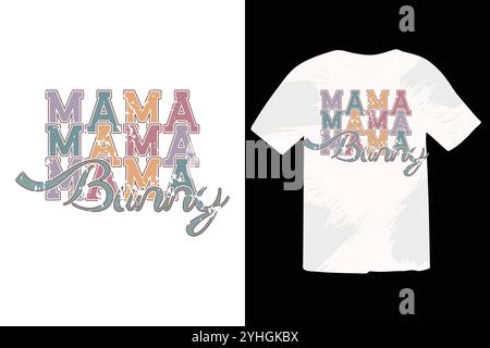 Ester SVG T-Shirt-Design Stock Vektor
