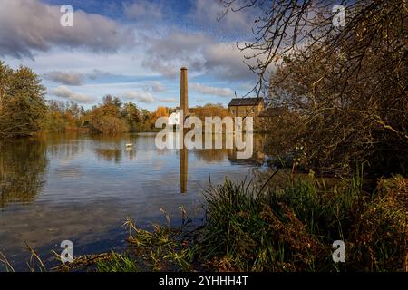 Der Mühlenteich und die Mühle in Tonge Sittingbourne in Kent Stockfoto