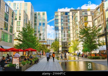 Washington, DC, USA - September 09,2017: urbane Stadtbild von Washington, DC. Innenstadt, Washington ist die Hauptstadt der Vereinigten Staaten. Stockfoto