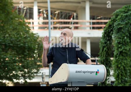 ARCHIVFOTO: REM KOOLHAAS wird am 17. November 2024 80 Jahre alt, Architekt Rem KOOLHAAS feierte am 4. September 2018 das neue Verlagsgebäude der Axel Springer SE in unmittelbarer Nähe zum Hauptsitz in Berlin. ? Stockfoto