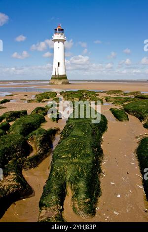 New Brighton Lighthouse Großbritannien Stockfoto