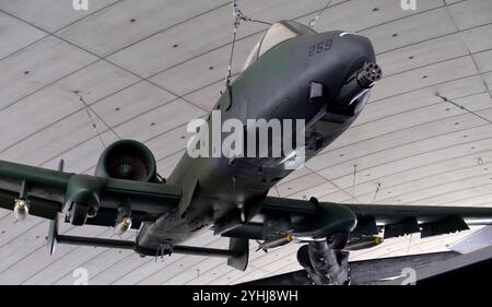 Die Fairchild Republic A-10 Thunderbolt II ist ein einsitziges Unterschallflugzeug der Fairchild Republic Stockfoto