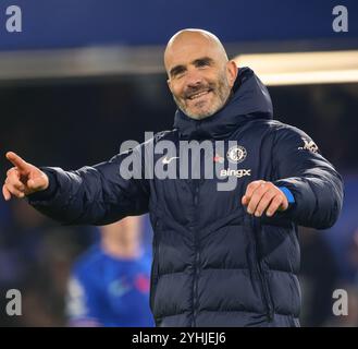 London, Großbritannien. November 2024. Chelsea / Arsenal - Premier League - Stamford Bridge - London. Chelsea Manager Enzo Maresca. Bildnachweis: Mark Pain / Alamy Live News Stockfoto
