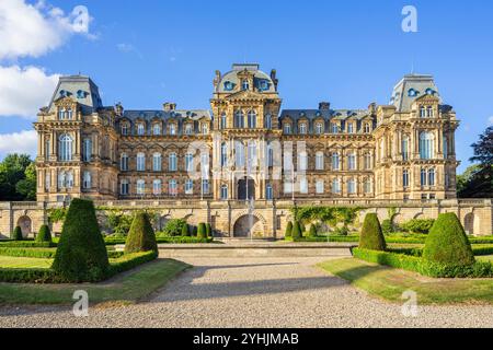 Barnard Castle County Durham - das Bowes Museum ist eine Kunstgalerie in der Stadt Barnard Castle County Durham Teesdale England Großbritannien GB Europa Stockfoto