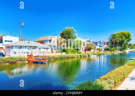 Los Angeles, Kalifornien, USA - 23. September 2018: Eine der schönsten Stadtteil von Los Angeles - ist Venedig. Kalifornien, USA. Stockfoto