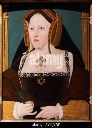 Katherine von Aragon (1485–1536), Anfang des 18. Jahrhunderts, unbekannte Künstlerin, National Portrait Gallery, London, UK Stockfoto