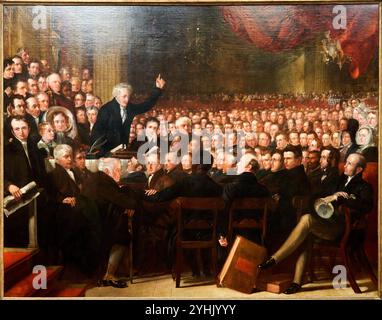 The Anti-Slavery Society Convention, 1840, 1841, von Benjamin Robert Haydon, National Portrait Gallery, London, Großbritannien Stockfoto