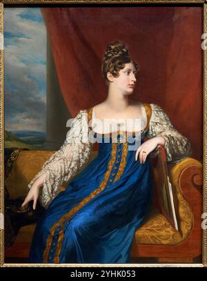 Prinzessin Charlotte von Wales, (1796-1817), 1817, von George Dawe, National Portrait Gallery, London, Großbritannien Stockfoto