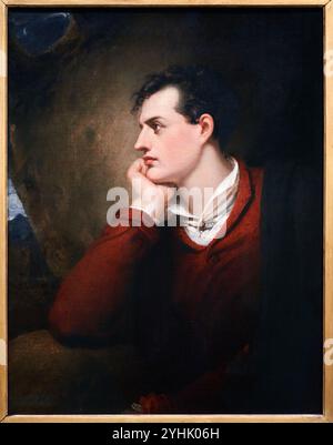 George, Lord Byron, (1788–1824), 1813, Von Richard Westall, National Portrait Gallery, London, Großbritannien Stockfoto