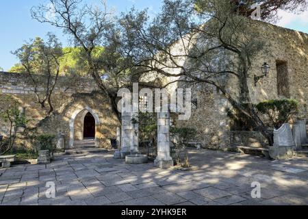 St. George Castle, Lissabon, Portugal, Europa Stockfoto