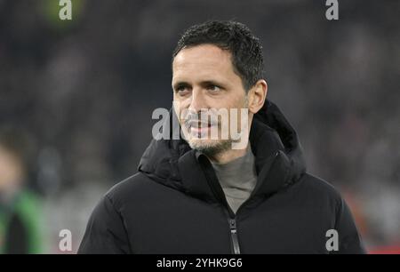 Coach Dino Toppmoeller, Porträt, Lächeln, Eintracht Frankfurt SGE MHPArena, MHP Arena Stuttgart, Baden-Württemberg, Deutschland, Europa Stockfoto