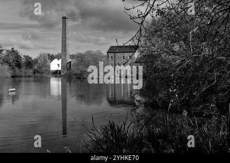 Der Mühlenteich und die Mühle in Tonge Sittingbourne in Kent Stockfoto