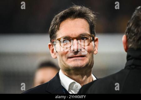 Linse, Frankreich. Oktober 2024. Joseph OUGHOURLIAN von Lens während des Fußballspiels der französischen Meisterschaft Ligue 1 zwischen RC Lens und LOSC Lille am 26. Oktober 2024 im Bollaert-Delelis Stadion in Lens, Frankreich - Foto Matthieu Mirville/DPPI Credit: DPPI Media/Alamy Live News Stockfoto