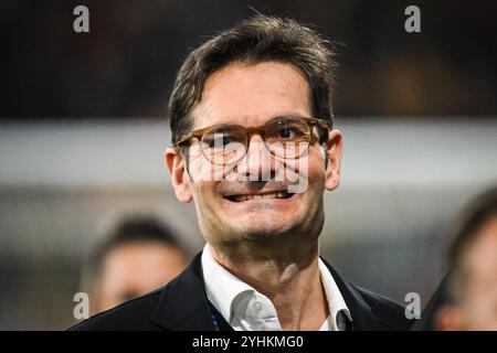 Linse, Frankreich. Oktober 2024. Joseph OUGHOURLIAN von Lens während des Fußballspiels der französischen Meisterschaft Ligue 1 zwischen RC Lens und LOSC Lille am 26. Oktober 2024 im Bollaert-Delelis Stadion in Lens, Frankreich - Foto Matthieu Mirville/DPPI Credit: DPPI Media/Alamy Live News Stockfoto