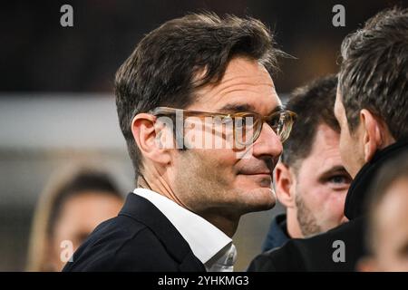 Linse, Frankreich. Oktober 2024. Joseph OUGHOURLIAN von Lens während des Fußballspiels der französischen Meisterschaft Ligue 1 zwischen RC Lens und LOSC Lille am 26. Oktober 2024 im Bollaert-Delelis Stadion in Lens, Frankreich - Foto Matthieu Mirville/DPPI Credit: DPPI Media/Alamy Live News Stockfoto