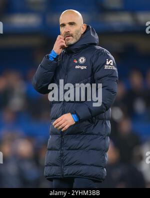 London, Großbritannien. November 2024. Chelsea / Arsenal - Premier League - Stamford Bridge - London. Chelsea Manager Enzo Maresca. Bildnachweis: Mark Pain / Alamy Live News Stockfoto