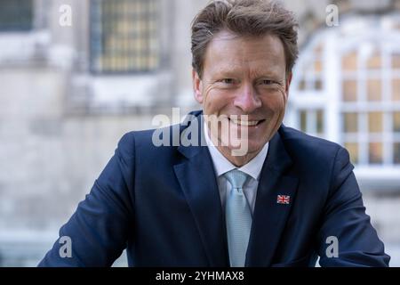 London, Großbritannien. November 2023. Richard Tice Abgeordneter britischer Geschäftsmann und Politiker, der seit 2024 Mitglied des Parlaments für Boston und Skegness und stellvertretender Leiter der Reform UK ist. Quelle: Ian Davidson/Alamy Live News Stockfoto