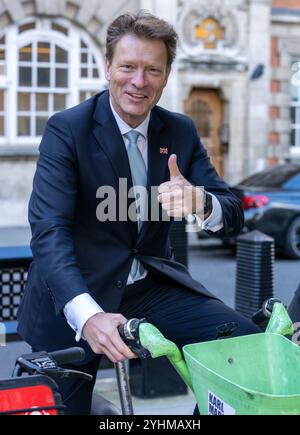 London, Großbritannien. November 2023. Richard Tice Abgeordneter britischer Geschäftsmann und Politiker, der seit 2024 Mitglied des Parlaments für Boston und Skegness und stellvertretender Leiter der Reform UK ist. Quelle: Ian Davidson/Alamy Live News Stockfoto