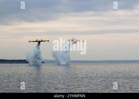 Canadair CL-215 der griechischen Luftwaffe Stockfoto