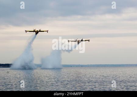 Canadair CL-215 der griechischen Luftwaffe Stockfoto