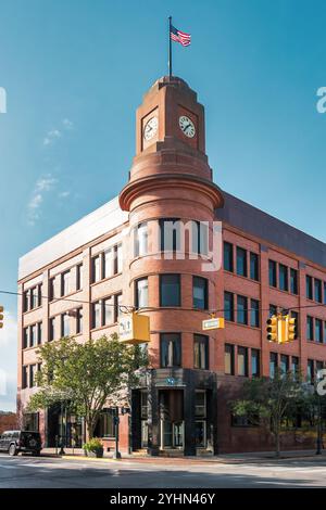 Downtown Traverse City, Michigan, USA. Stockfoto